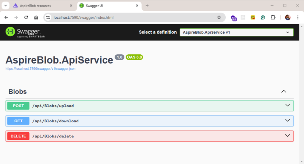 Swagger UI with All APIS Document View