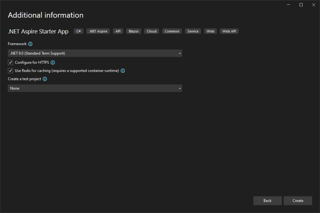Additional information and selecting the Framework